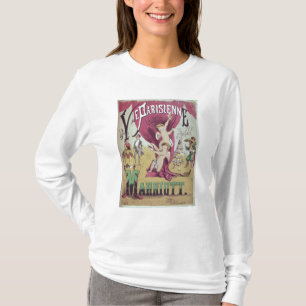 T-shirts O cobrir La da folha da contagem 'Vie Parisienne