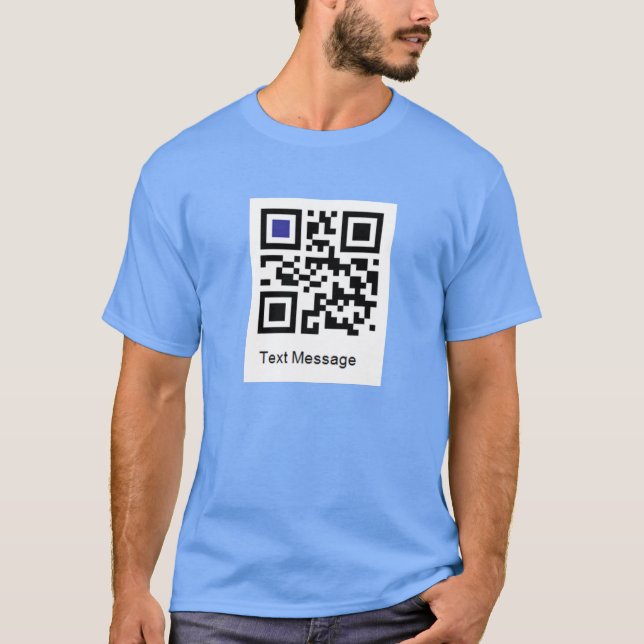 T-shirts O código de QR para JESUS AMA-O (Frente)