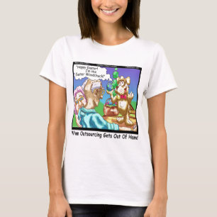 T-shirts O Coelho de Páscoa É Um Marmota Engraçado