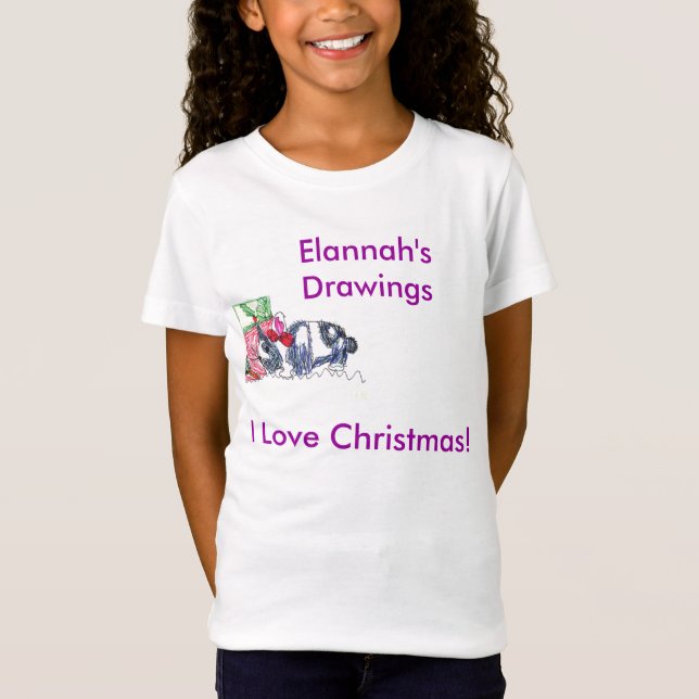 T-shirts O coelho do Natal (Frente)