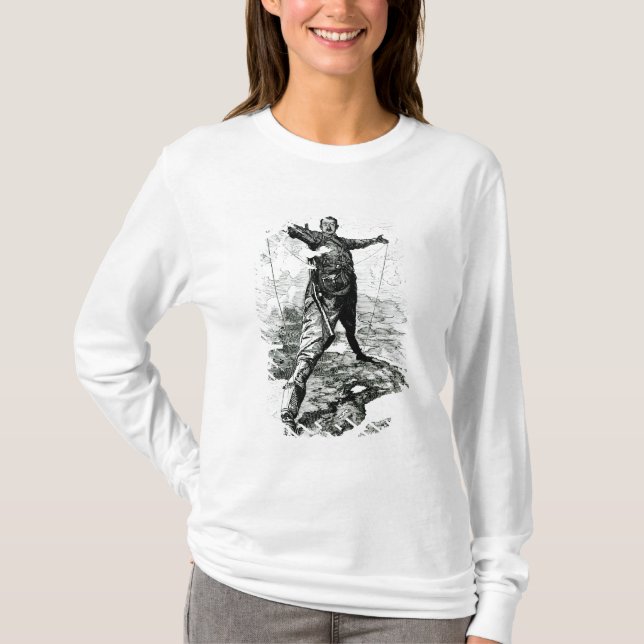 T-shirts O colosso do Rodes do perfurador (Frente)