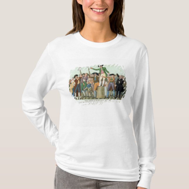 T-shirts O começo da Revolução Francesa (Frente)