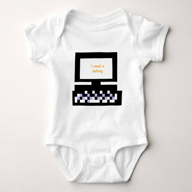 T-shirts O computador Defrag das imagens da série do (Frente)