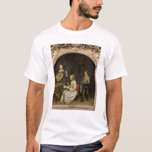 T-shirts O concerto: Cantor e jogador de Theorbo
