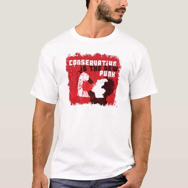 T-shirts O conservador é o punk novo (Frente)