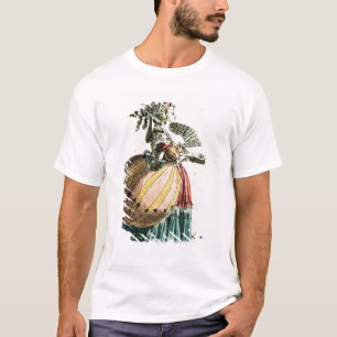 T-shirts O Coquette do vôo, c.1784 (gravura da cor)