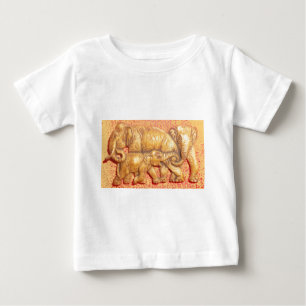 T-shirts O Coração da Herda: Retrato da Família Elefante