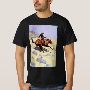 T-shirts O Cowboy de Remington, Cavalaria Militar Vintage