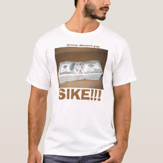 T-shirts O crime não compensa