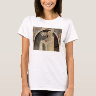 T-shirts O cristo dá boas-vindas a dois frades