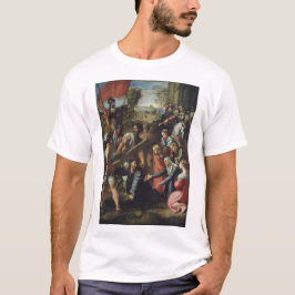 T-shirts O cristo de Raphael que cai na maneira ao calvário