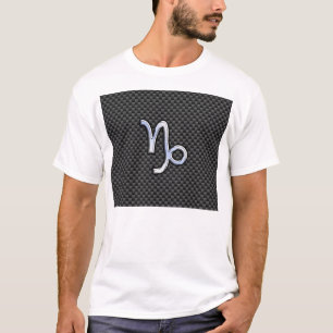 T-shirts O cromo de prata gosta da fibra do carbono do