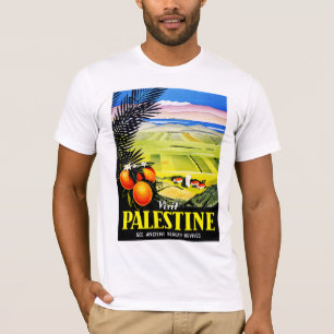T-shirts O ~ de Palestina da visita considera a beleza