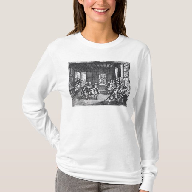 T-shirts O Defenestration de Praga em 1618 (Frente)