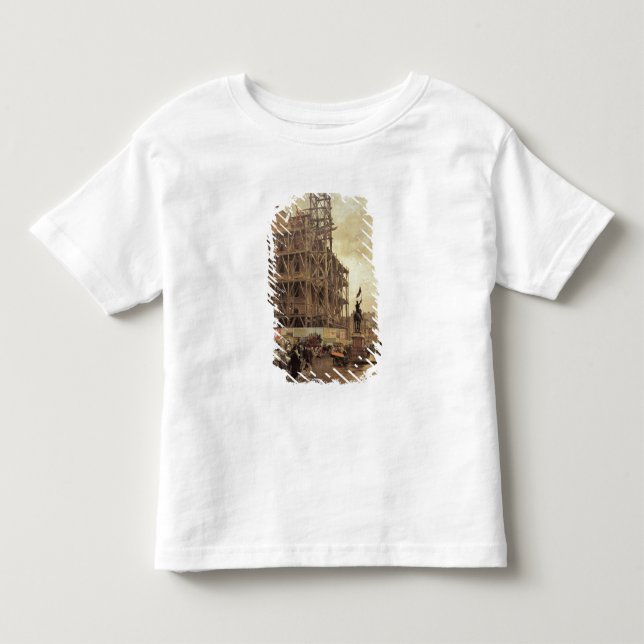 T-shirts O DES Pyramides do lugar, Paris, 1875 (Frente)