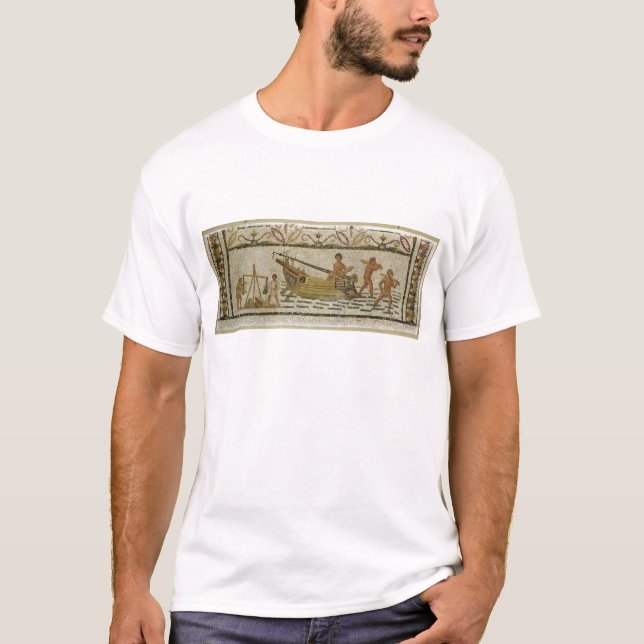 T-shirts O descarregamento de um navio (Frente)