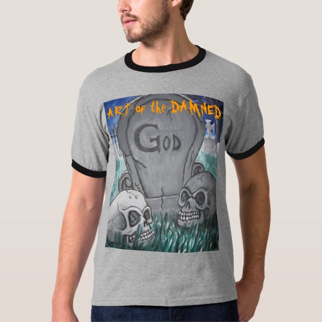 T-shirts O deus está inoperante (Frente)