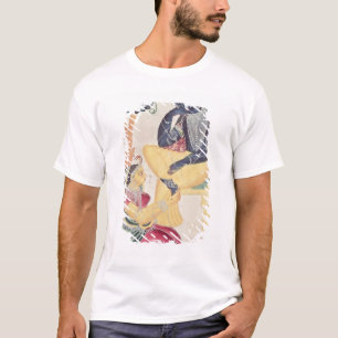 T-shirts O deus Krishna com seu amor mortal, Radha