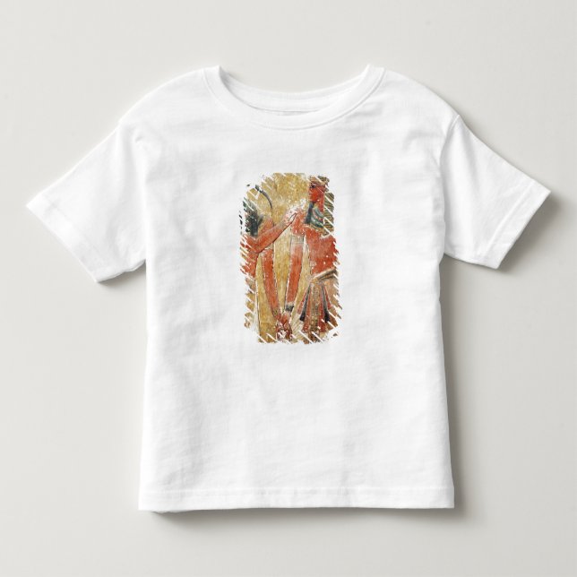 T-shirts O deus Thoth com Seti I no túmulo de Seti (Frente)