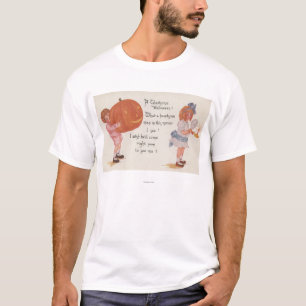 T-shirts O Dia das Bruxas GreetingA o Dia das Bruxas