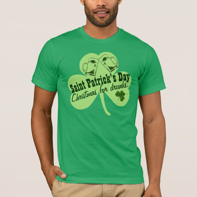 T-shirts O dia de St Patrick engraçado (Frente)