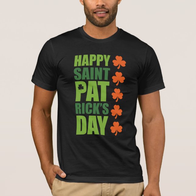 T-shirts O dia de St Patrick feliz (Frente)