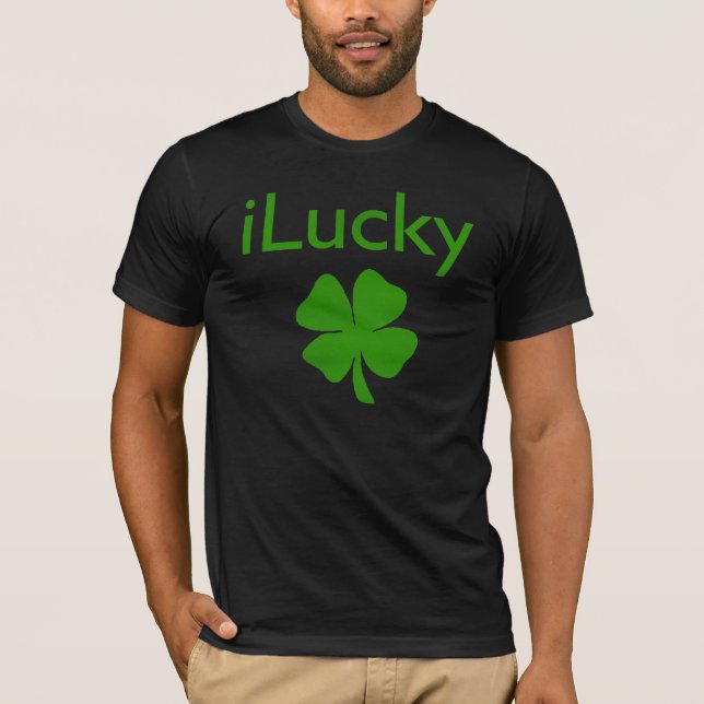 T-shirts o dia de St Patrick iLucky (Frente)
