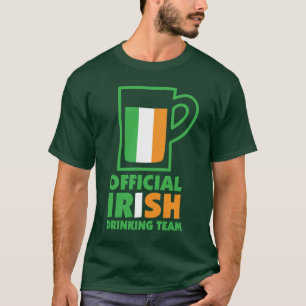 T-shirts O dia de St Patrick irlandês oficial da equipe da