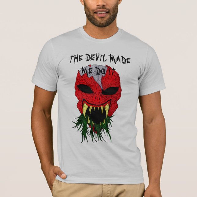 T-SHIRTS O DIABO FEZ-ME FAZÊ-LO T (Frente)