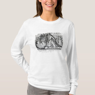 T-shirts O diabo que conduz o papa nas correntes, 1680