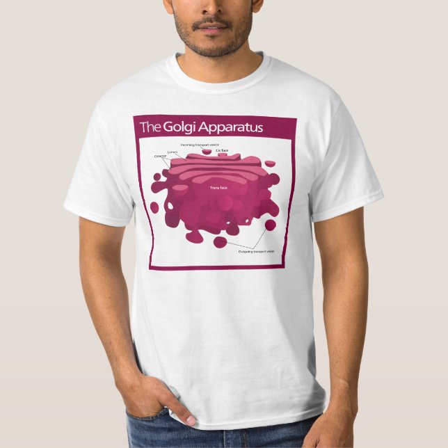 T-shirts O diagrama do complexo de Golgi do instrumento de (Frente)