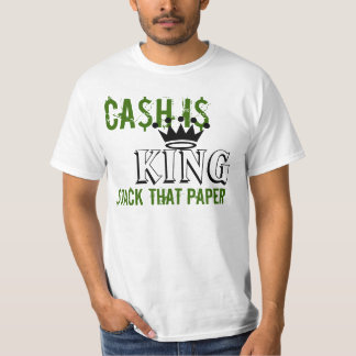 T-shirts O dinheiro é rei