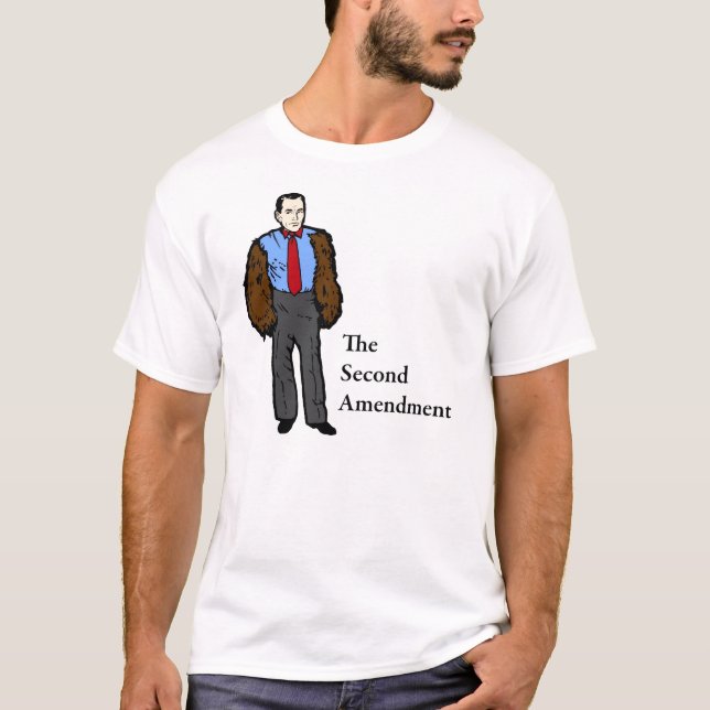 T-shirts O direito de carregar os braços (Frente)