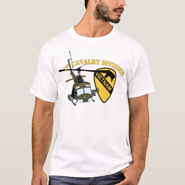 T-shirts ø Divisão da cavalaria - Vietnam (Frente)