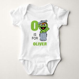 T-shirts O é para Oscar o Grouch Adicione seu nome