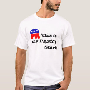 T-shirts o elefante do gop, este é meu PARTIDO