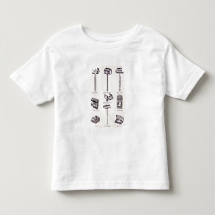 T-shirts O equipamento de rapagem dos homens, de um