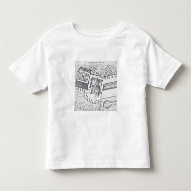 T-shirts O eremitério e o Maison Blanc no castelo (Frente)