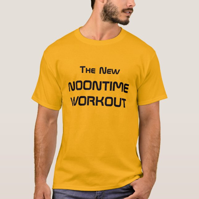 T-shirts O exercício novo do Noontime (Frente)