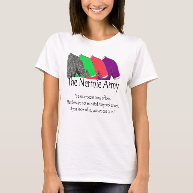 T-shirts O exército de Nermie (Frente)
