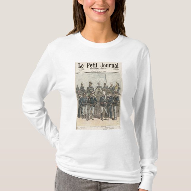 T-shirts O exército italiano (Frente)