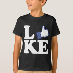 T-shirts o facebook gosta da obscuridade