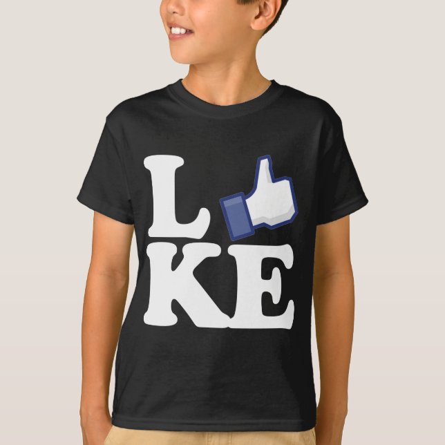 T-shirts o facebook gosta da obscuridade (Frente)