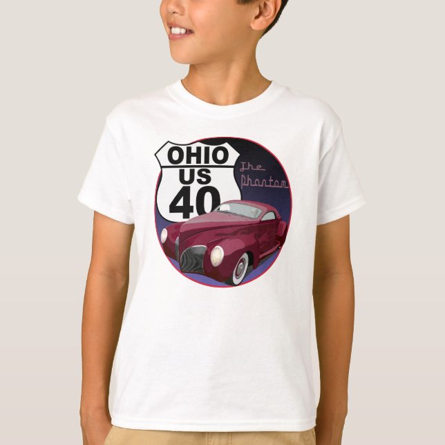 T-shirts O Fantasma da Rota 40 - Ohio (Frente)