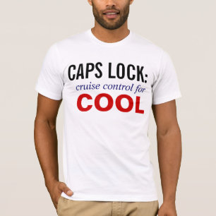 T-SHIRTS O FECHAMENTO DE BONÉS É CRUISE CONTROL PARA LEGA