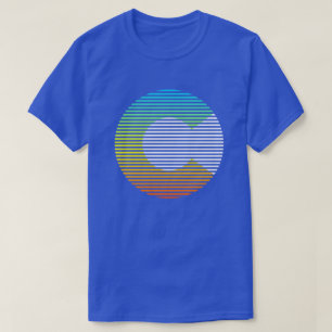 T-shirts o frio de Colorado desvanece-se