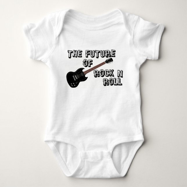 T-shirts O futuro do rock and roll (Frente)