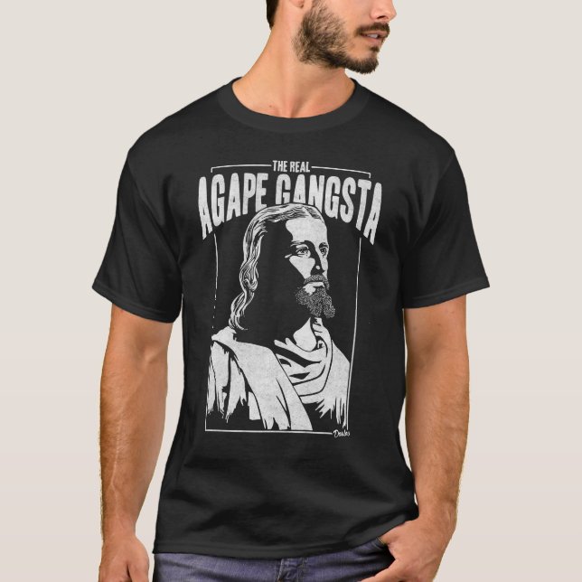 T-shirts O Gangsta pboquiaberto real (Frente)