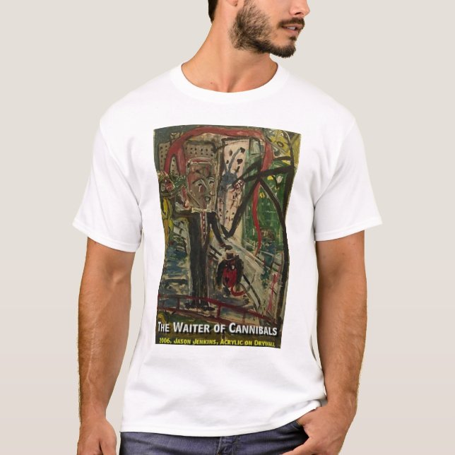 T-SHIRTS O GARÇOM DOS CANIBAIS (Frente)