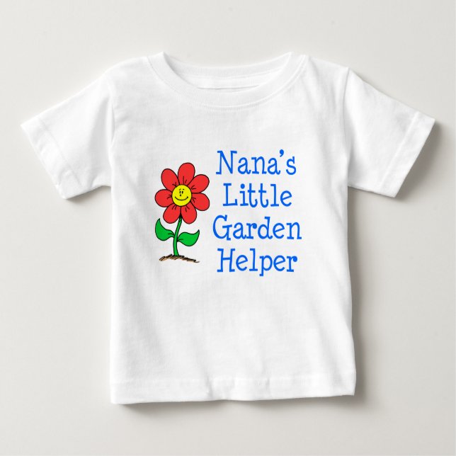 T-shirts O Garden Helper da Nana (Frente)